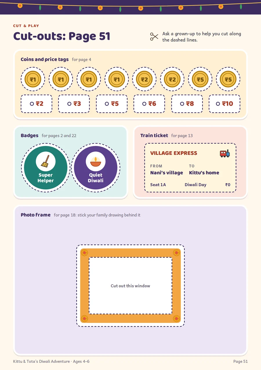 Page 51 · Cut & Play pieces